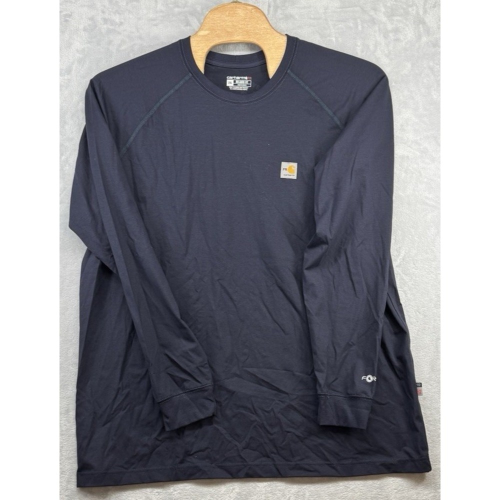 Carhartt FR Long Sleeve Shirt Flame Resistant HRC CAT 2112 Force Blue Men's 2XL